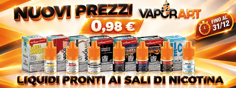 Nuovi Prezzi Nic Salt Vaporart
